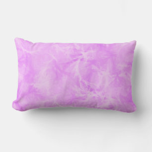 Marble swirl print - pale pink lumbar pillow