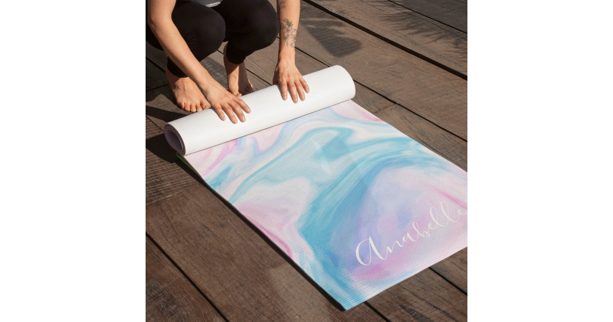 Yoga Mat Carrier - Pastel Swirl