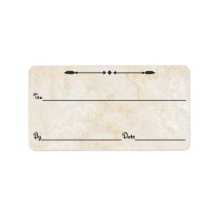 Marble Tea/Coffee/Etc. Canister Labels