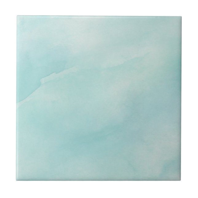 Marble Teal Blue Ceramic Tile (Front)