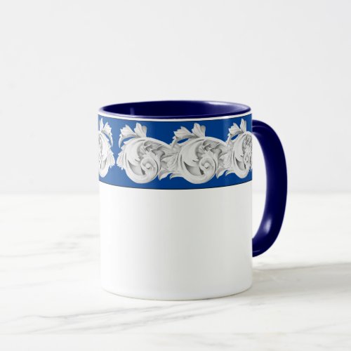 Marble Tendrils on a Combo Mug 11 oz 