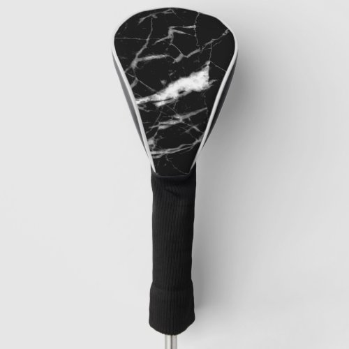 Marble Text Pattern Golf Head Cover