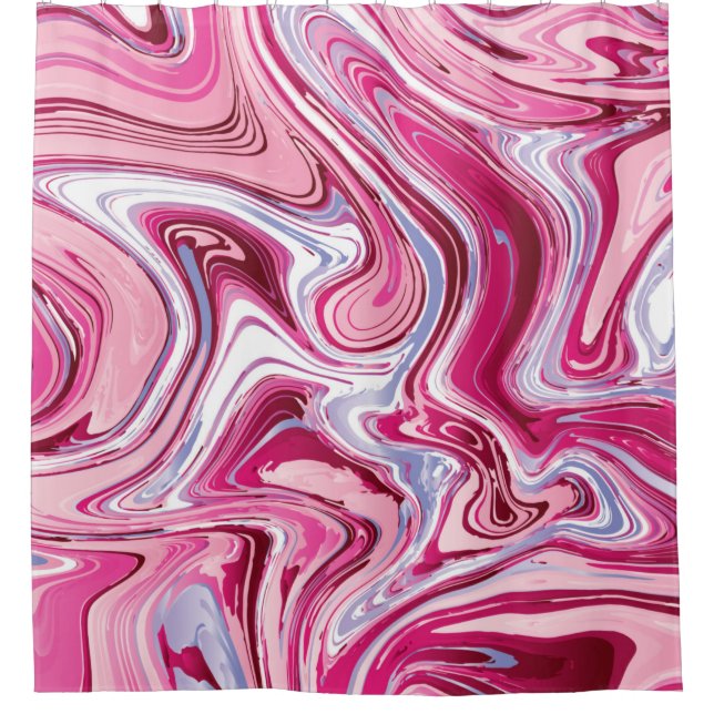 Marble texture background. Liquid marble texture a Shower Curtain (Front)
