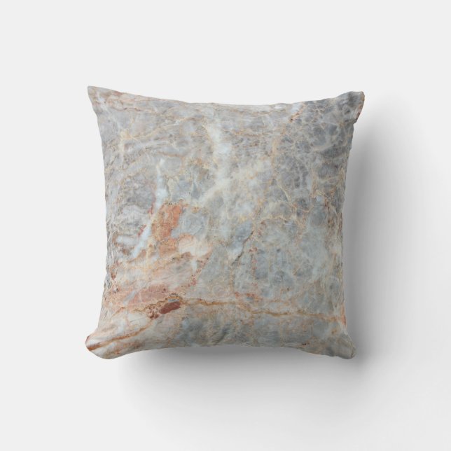 marble texture background pattern with high resolu throw pillow (Front)