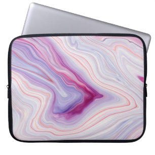 Marble texture background / white gray marble patt laptop sleeve