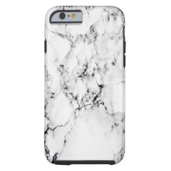 Marble Texture Tough Iphone 6 Case by hildurbjorg at Zazzle
