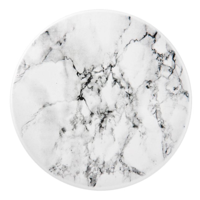 Marble texture ceramic knob (Front)