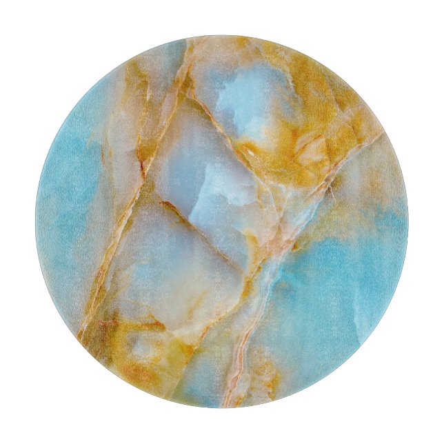 Marble texture, colorful onyx interior. cutting board (Front)