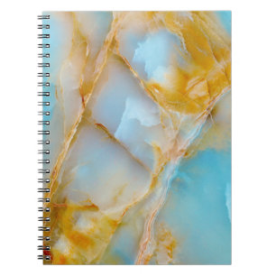 Marble texture, colorful onyx interior. notebook
