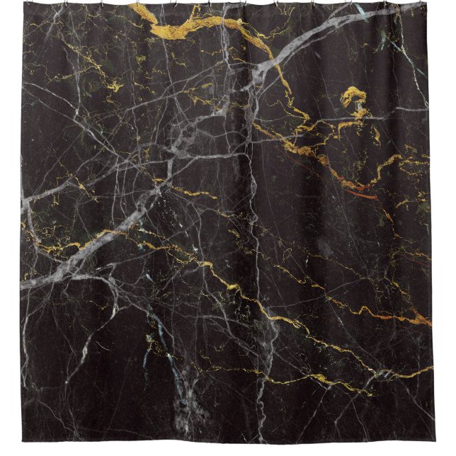 Marble Texture: Elegant Design Background Shower Curtain (Front)