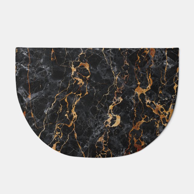 Marble Texture: Elegant Stone Surface. Doormat (Front)
