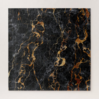 Marble Texture: Elegant Stone Surface. Jigsaw Puzzle