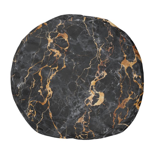 Marble Texture: Elegant Stone Surface. Pouf (Bottom)
