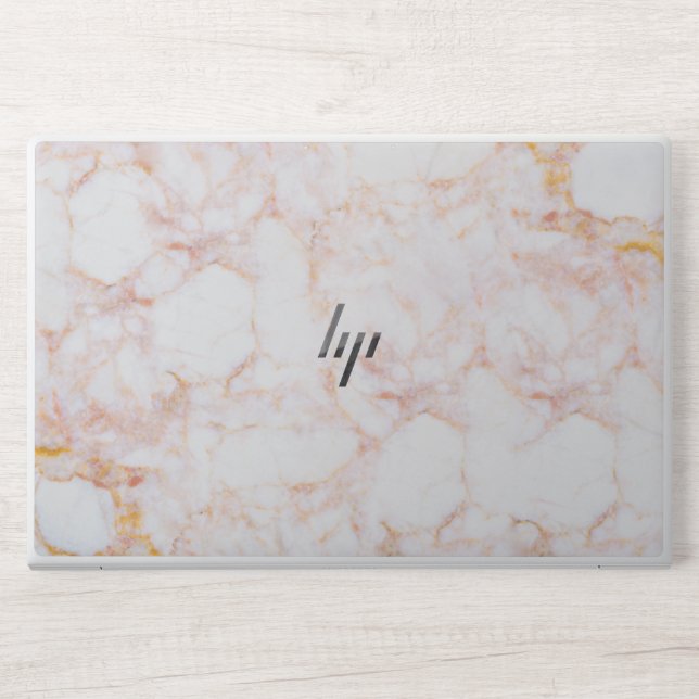  Marble texture gold, white, pin HP EliteBook 850  HP Laptop Skin (Front)