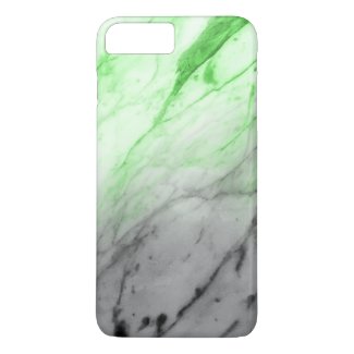 Marble Texture (Grey Glowing Green) iPhone 7 Plus Case