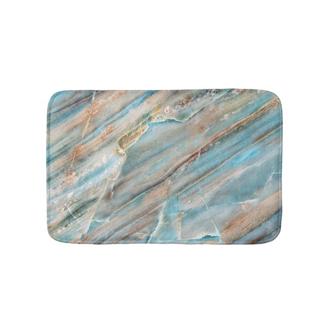 Marble texture: high-resolution print design bath mat (Front)