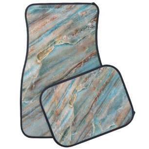 Marble texture: high-resolution print design car floor mat
