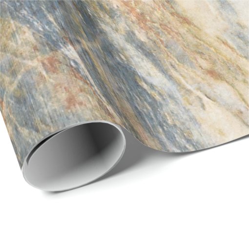 Marble Texture in Grey and Blue Wrapping Paper | Zazzle