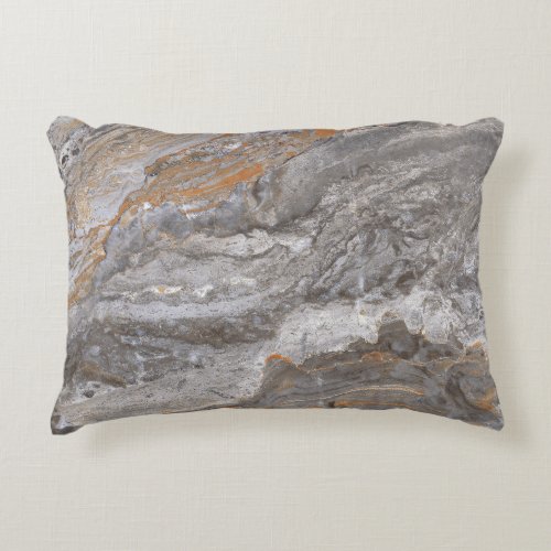 Marble Texture Italian Limestone Elegance Accent Pillow