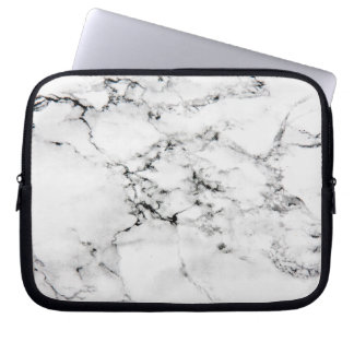 Marble texture laptop sleeve