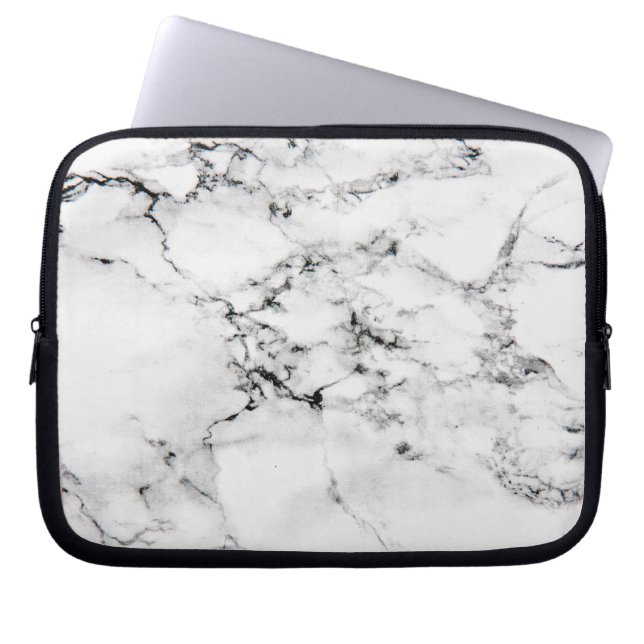 Marble texture laptop sleeve (Front)