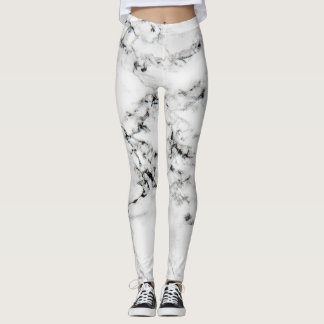 Marble texture leggings