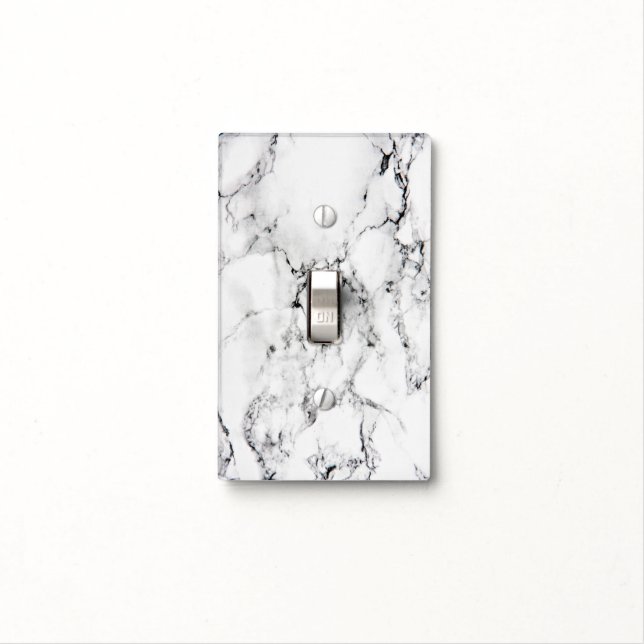 Marble texture light switch cover (In Situ)