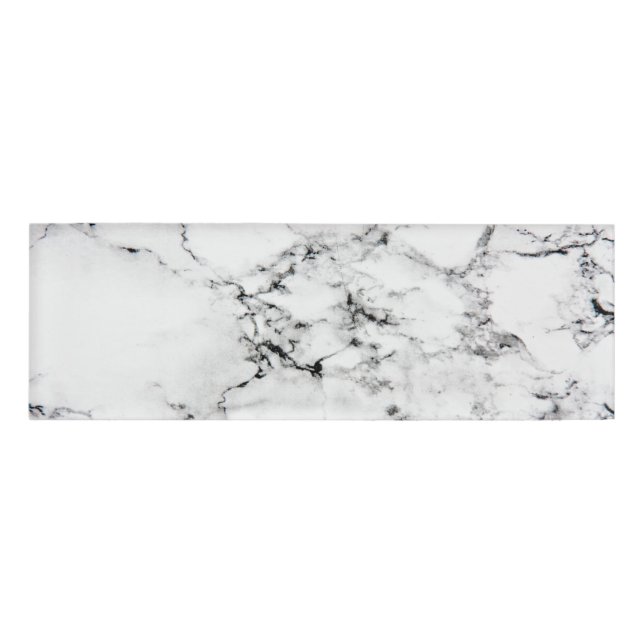 Marble texture name tag (Front)