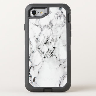 Marble texture OtterBox defender iPhone SE/8/7 case