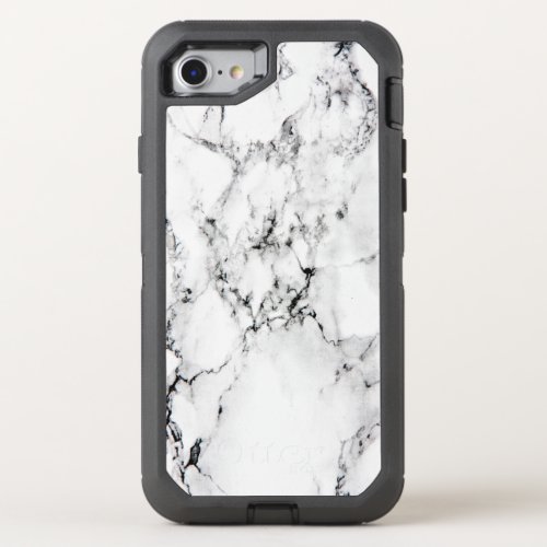 Marble texture OtterBox defender iPhone SE87 case