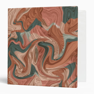 Marble Texture Pattern 3 Ring Binder