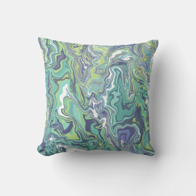 Marble Texture Pattern Cute  Throw Pillow (Front)