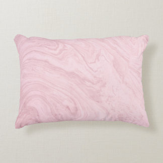 Marble texture pink lavender accent pillow