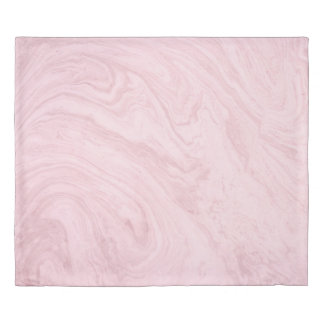 Marble texture pink lavender duvet cover