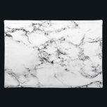 Marble texture placemat<br><div class="desc">Black and white marble looking pattern. Photography.</div>