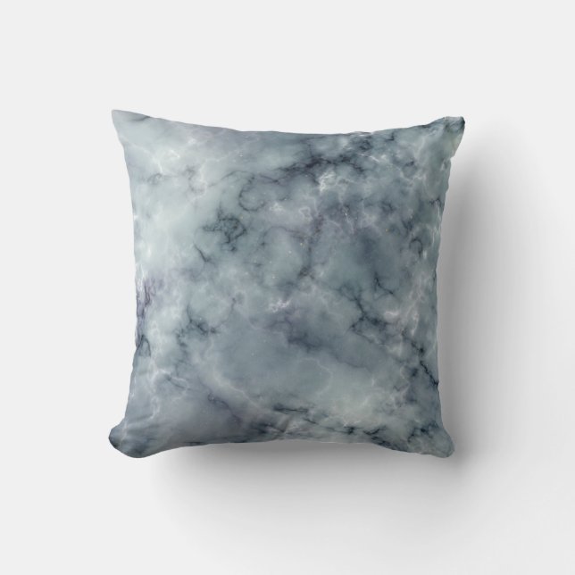 "Marble Texture" "Seamless Marble Design" Throw Pillow (Front)