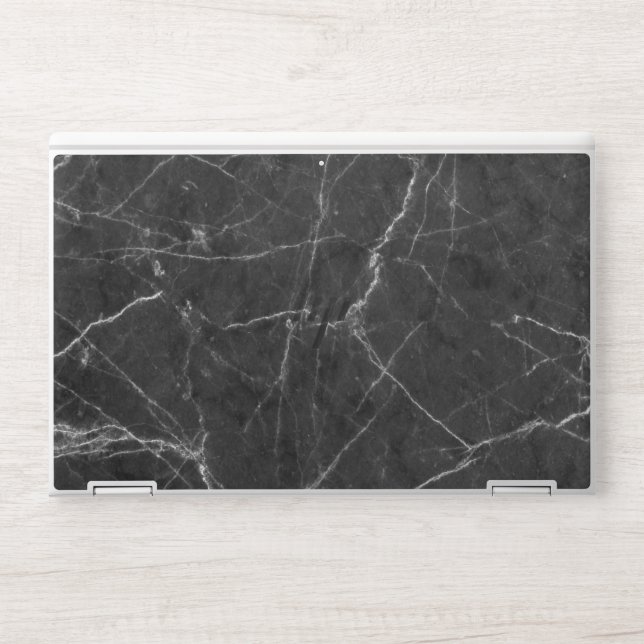 Marble Texture White Pattern HP Laptop Skin (Front)