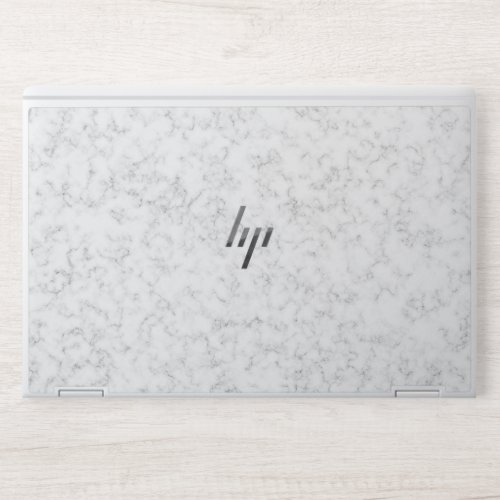 marble texture white pattern HP laptop skin