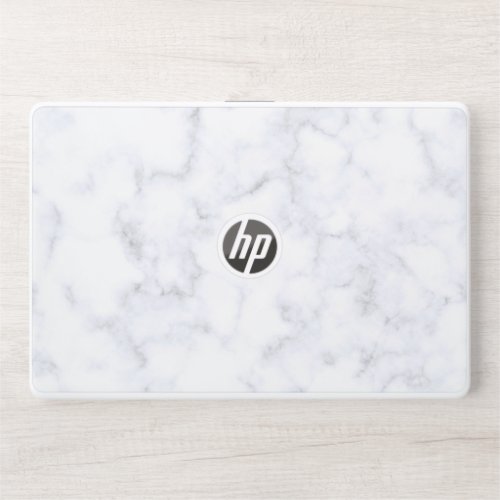 Marble_texture_white_pattern HP Laptop Skin