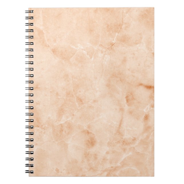 Marble texture white pattern notebook (Front)