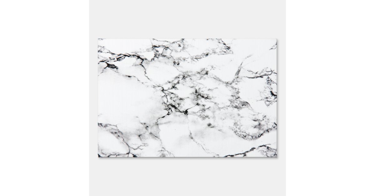 Marble texture yard sign | Zazzle