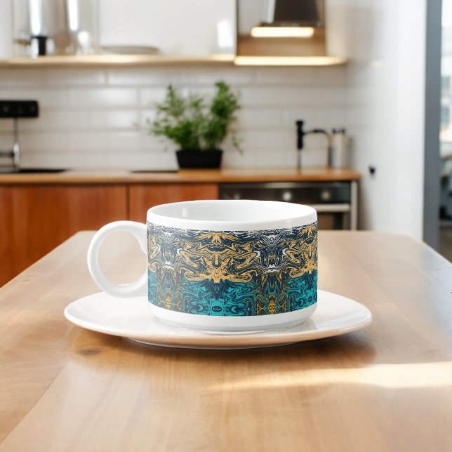 Marble Tile Color Bowl (Chili Bowl)