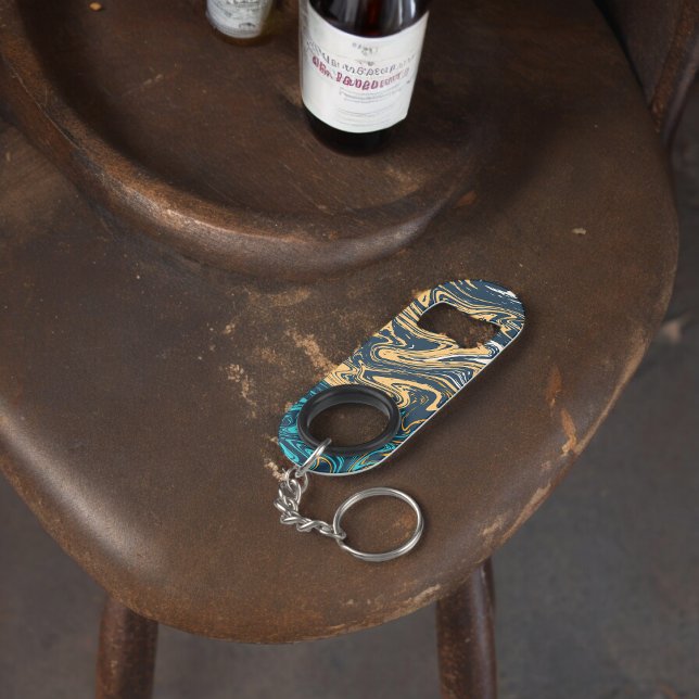 Marble Tile Color Keychain Bottle Opener (Bottle Openers )