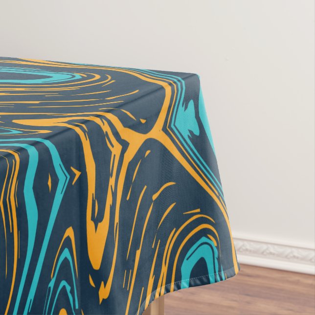 Marble Tile Color Tablecloth (In Situ)