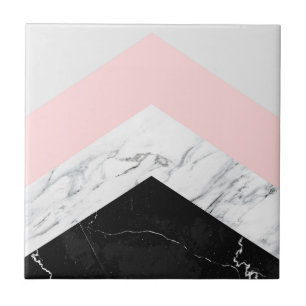 Marble Triangles Ceramic Tile
