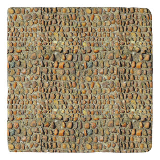 Marble Trivet Cork Bottom Great Stone Photo!