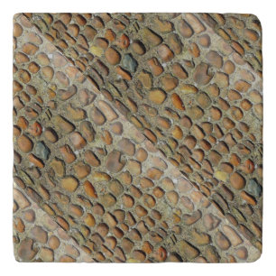 Marble Trivet Cork Bottom Stone Texture Unique!!