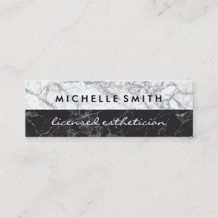 Marble Two Tone Mini Business Card