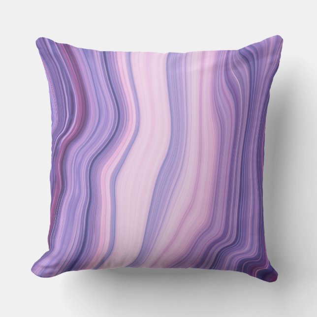 marble ultra violet, ombre purple,violet,pink,chic outdoor pillow (Front)