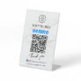 Marble Venmo QR Code Payment | Logo | Scan to Pay  Pedestal Sign